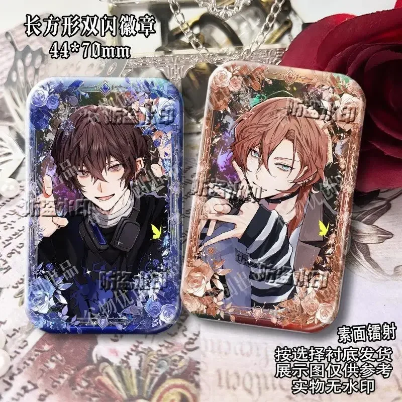 شارة شريطية لامعة مزدوجة مستطيلة لعام 2025 لمحبي ليزر البصل الفضي يجمع هدايا عيد الميلاد الكرتونية التنكرية