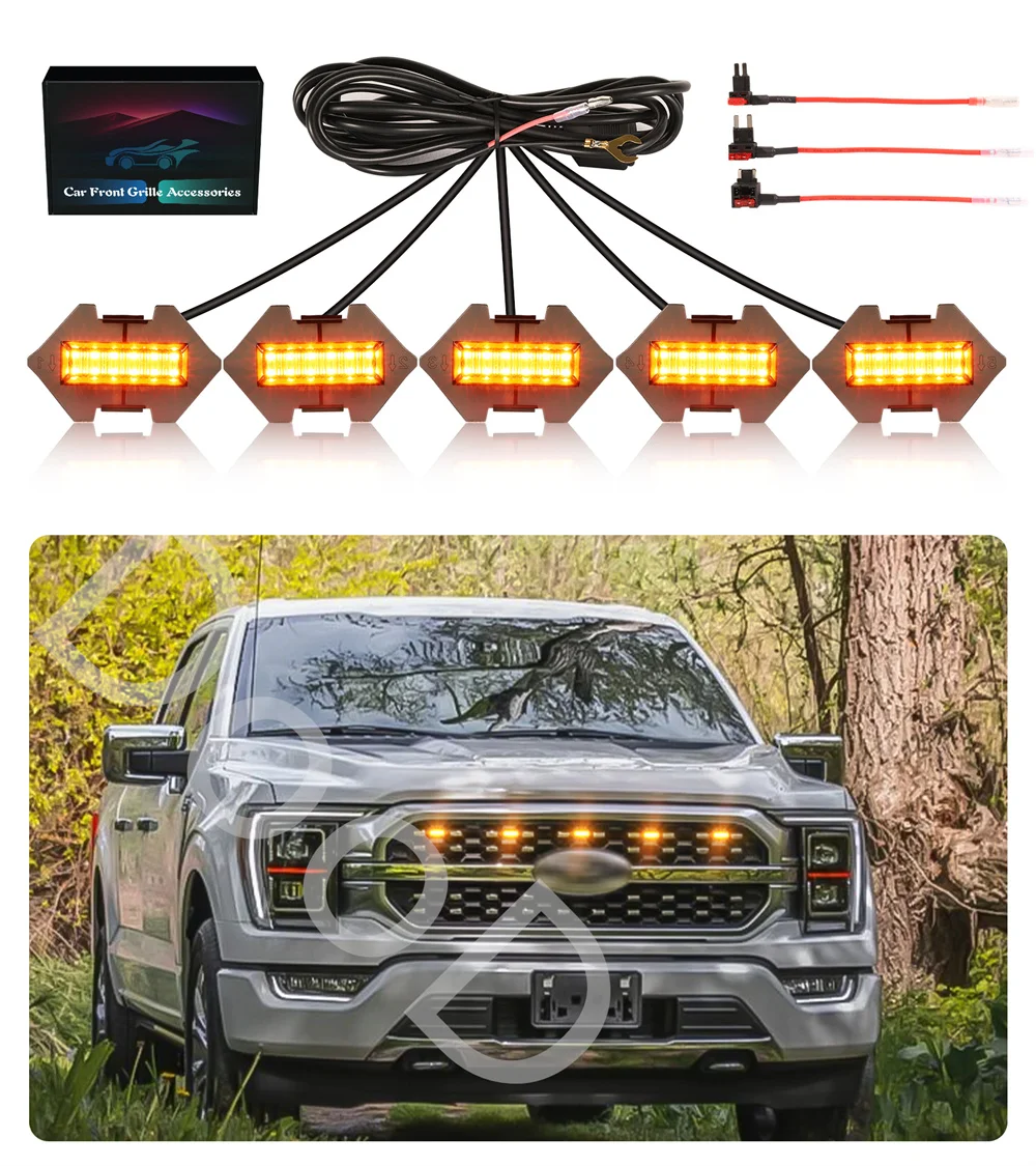 

Автоматические грили, подходят для 2021 2022 2023, Ford F-150 F150 Platinum и King Ranch, аксессуары для гриля