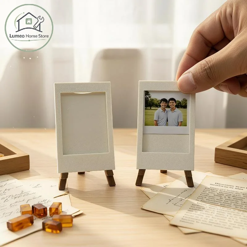 3D Printed Mini Photo Frame Creative Minimalist Decorative Picture Display Holder for Travel Memory Photo Show Ornament