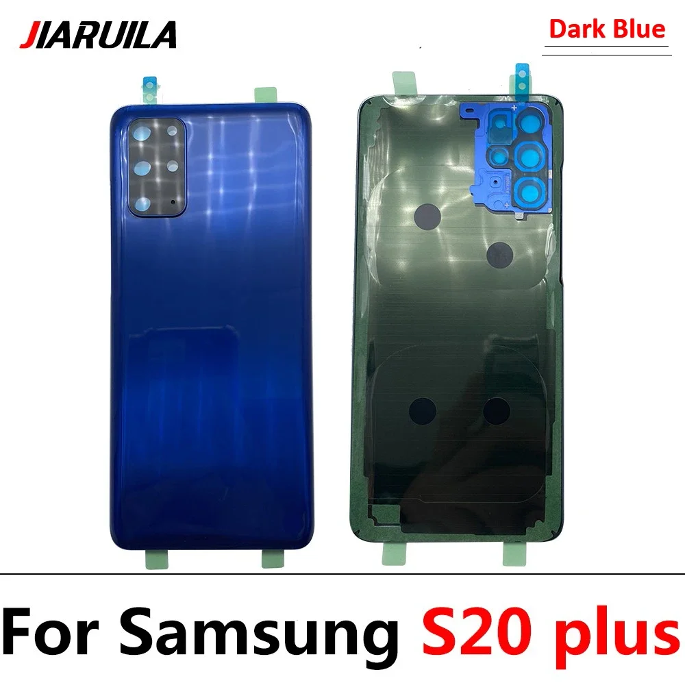 NEW For Samsung S20 Ultra G988 S20 Plus G985 S20 G980 Back Battery Door Rear Housing Cover Case with Camera Glass Lens