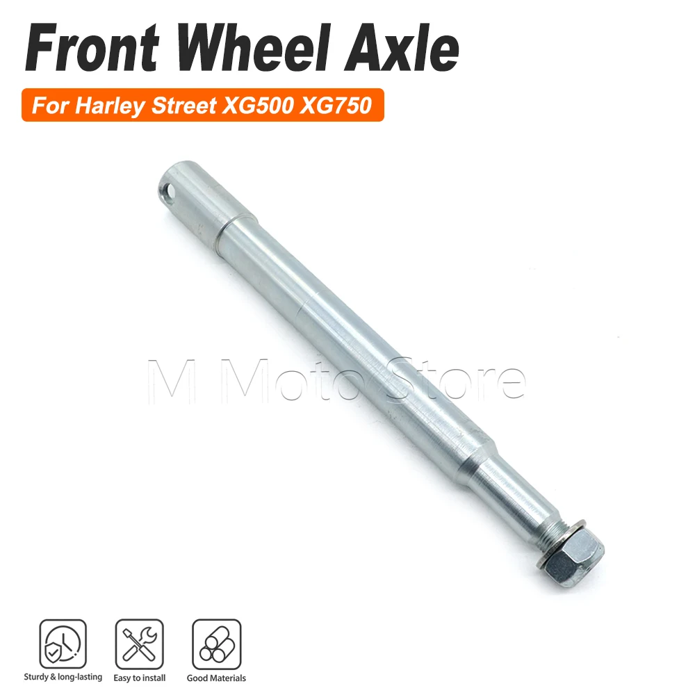 For Harley Street XG500 XG750 2015-2020 2017 2018 2019 Front Wheel Axle Fork Shaft Motorcycle Spindle Replacement