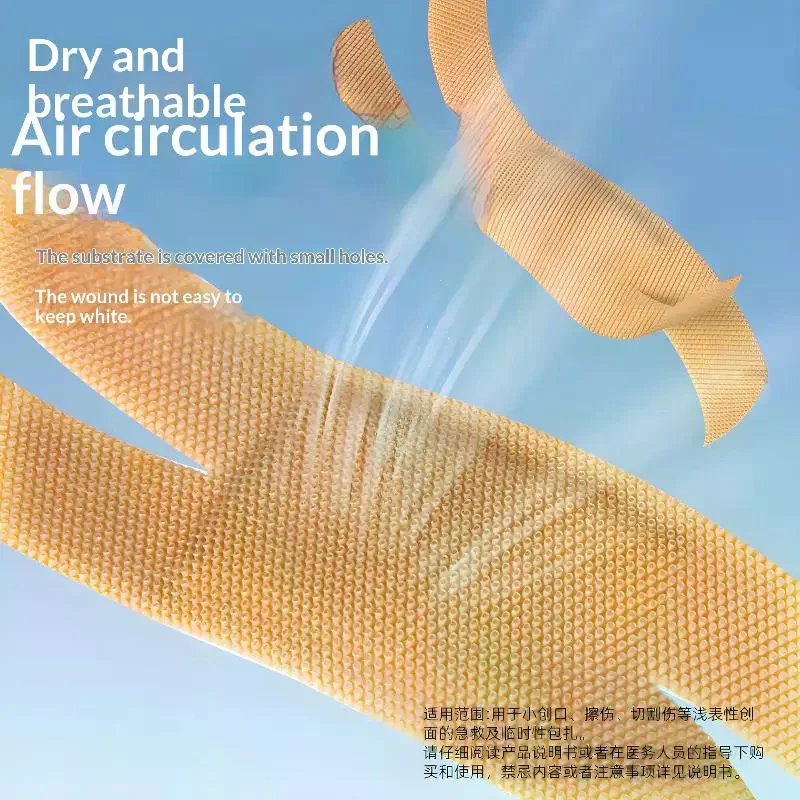 100Pcs High Elasticity Non-woven Fabric Breathable BandAid Bandage X-shaped Protective Sticker First Aid Wound Dressing Tape