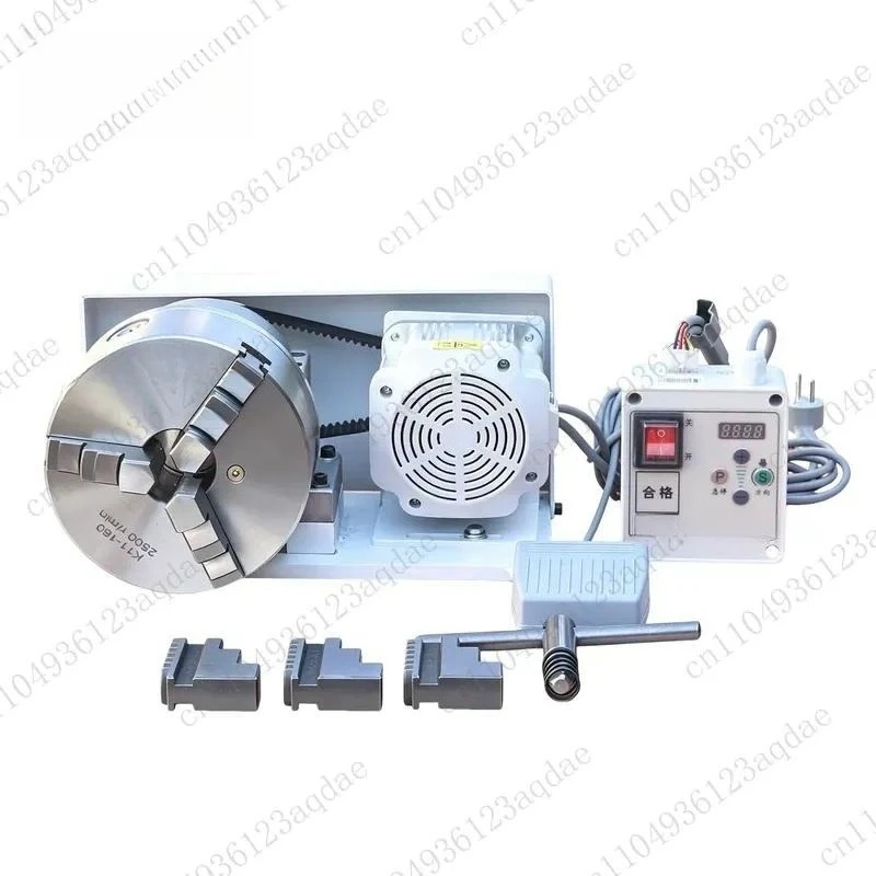 With Shroud Speed Regulation Three Jaw Chuck Type Polishing Machine Power Head Assembly Die Core Polishing Machine High Speed