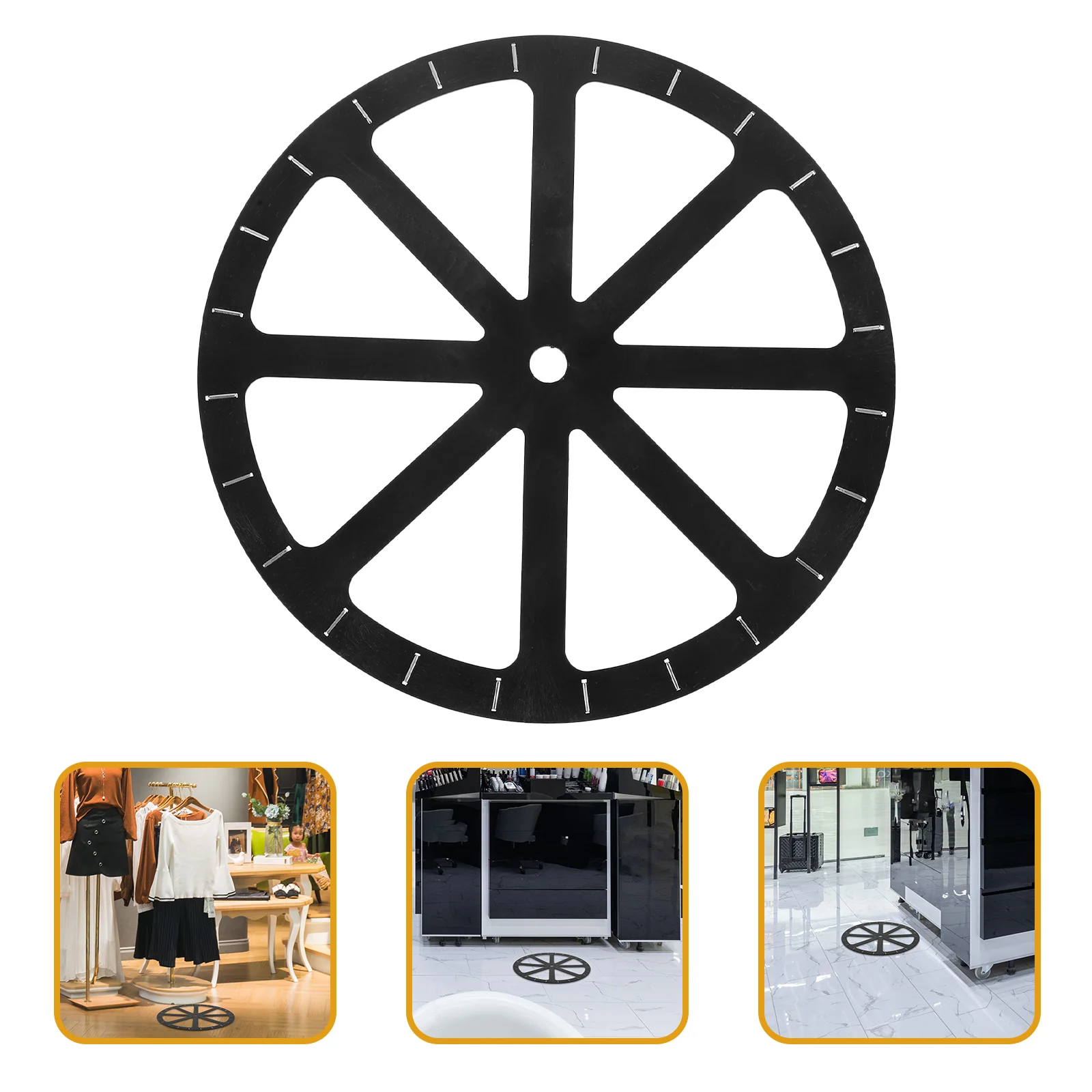 Rotating Board Floor Mirror Turntable Swivel Plate Heavy Duty Plastic Display Base