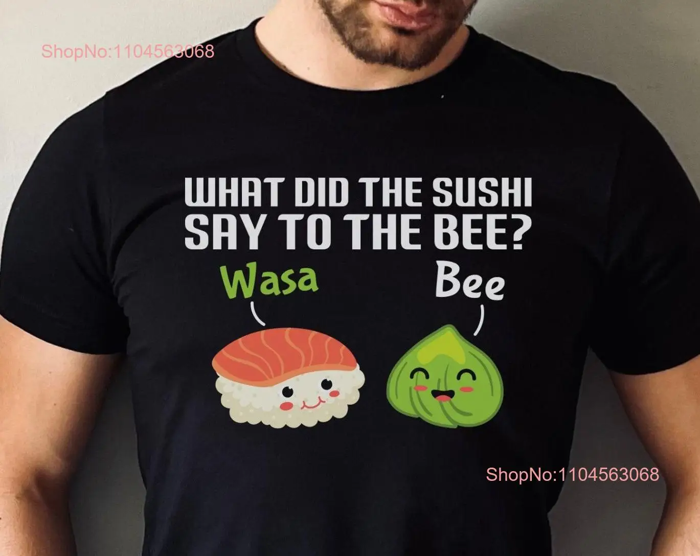 

Забавная футболка Sushi Lover для женщин и мужчин в стиле ретро, праздничная, с длинными или короткими рукавами