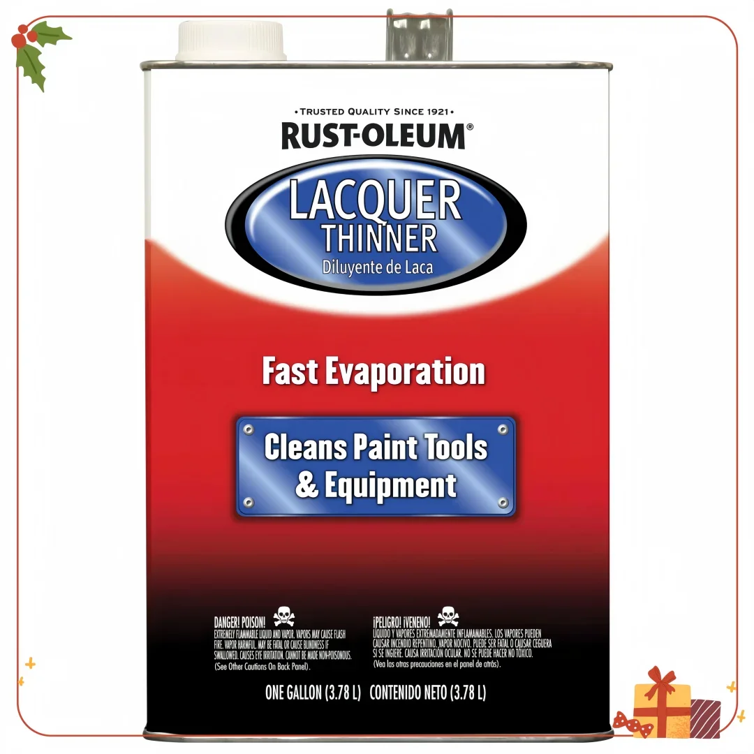 

Professional Automotive Lacquer Thinner Gallon, Low Odor & Fast Drying for a Clear Gloss Finish, Pro Use