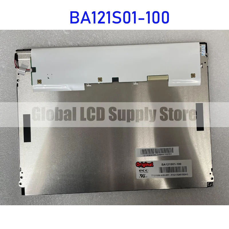 

BA121S01-100 12.1 Inch TFT LCD Display Screen Panel Original for BOE LVDS 20 Pins Connector Brand New Fully Tested