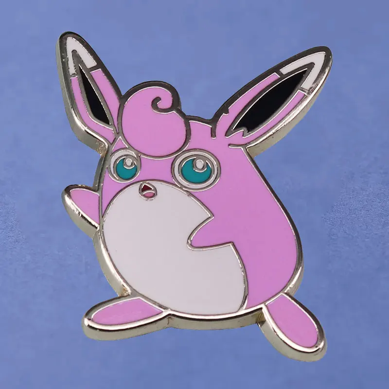 Kawaii Wigglytuff Hard Enamel Pins Collect Pokemon Anime Movies Cartoon Brooch Backpack Hat Bag Collar Lapel Badges