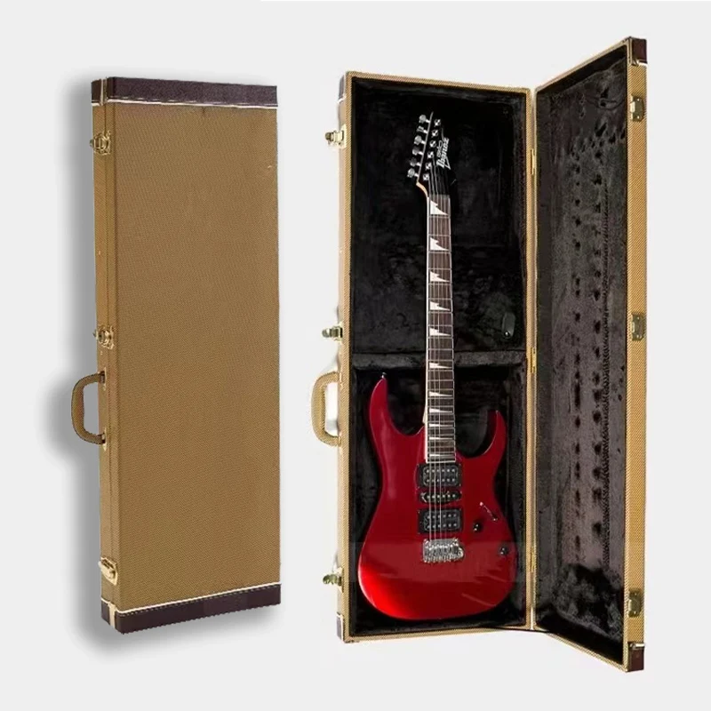 Electric Guitar Case Portable Thickened Bass Box Organizer Dustproof Professional Guitar Case Lightweight Instruments Parts