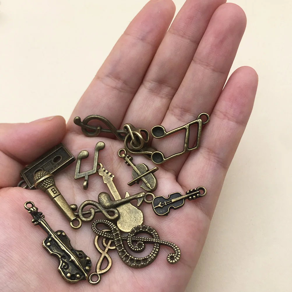 

70Pcs DIY Alloy Musical Note Pendants Jewelry Making Charms for Necklace Bracelet Earring Anklet Pendant Decor