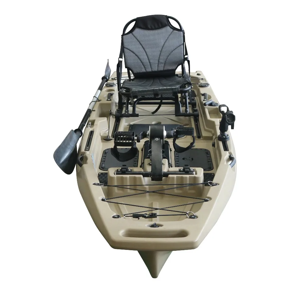 1-شخص وحدات انفصال دواسة كاياك الجلوس على أعلى HDPE/PE البلاستيك الصلب الصيد كاياك المحيط المياه البحيرات الأنهار بجولة #1