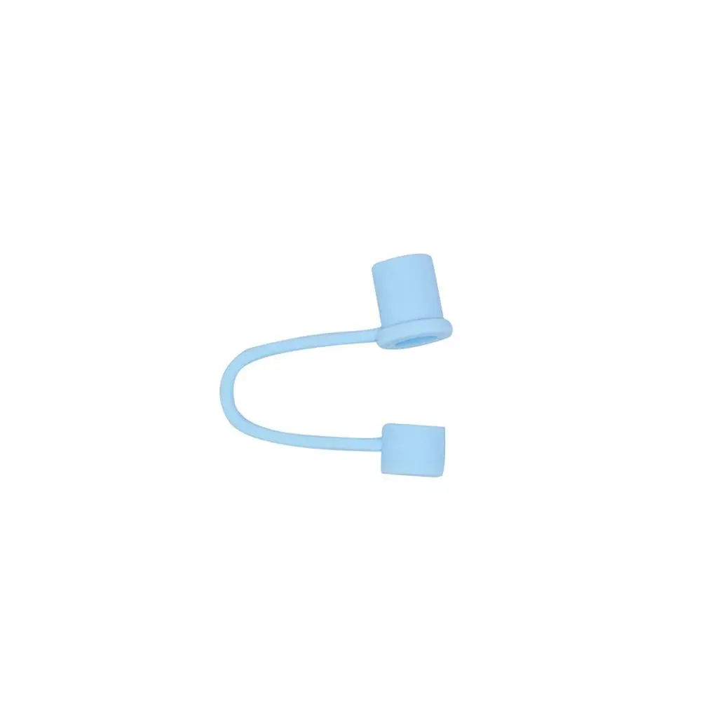 Reusable 8mm Straw Tips Covers Cap Protector Good Sealing Straw Topper Dust-Proof Straw Tips Lids for Party Supplies