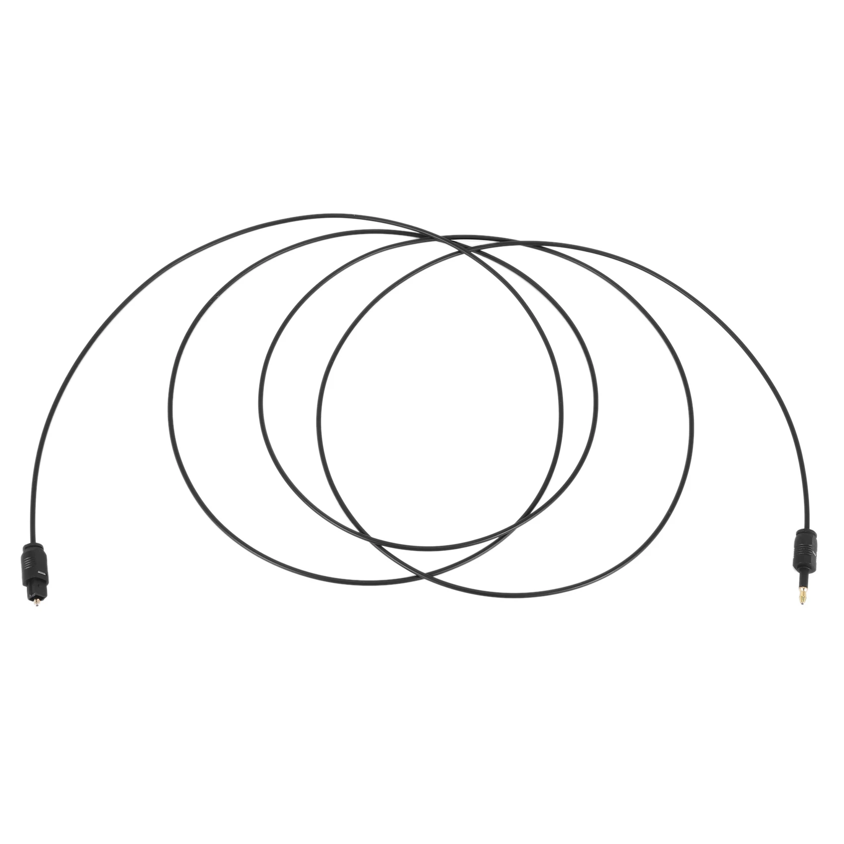 

5X 2M Mini 3.5Mm Plug Digital Optical Audio Cable SPDIF Optical Fiber Line
