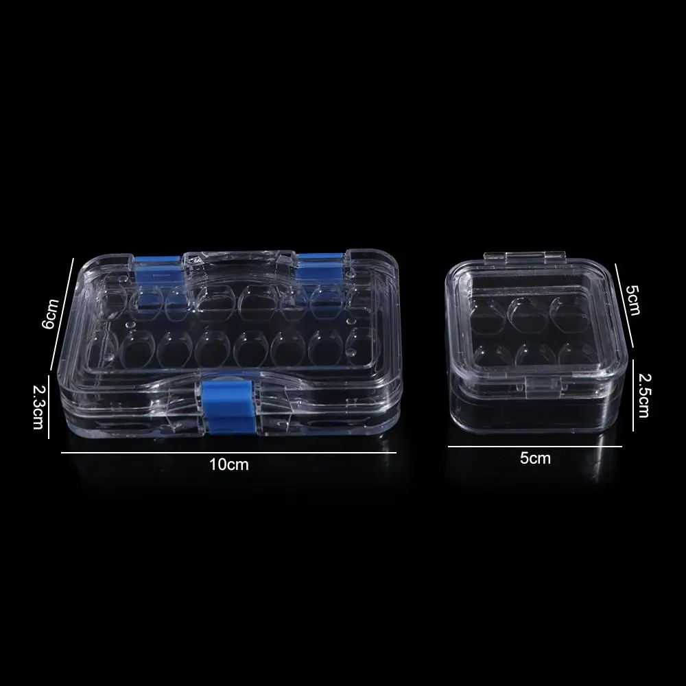 Dental Tooth Box With Film Denture Veneers Box With Membrane Denture Storage Box With Hole Teeth Case Dentistry Lab Material