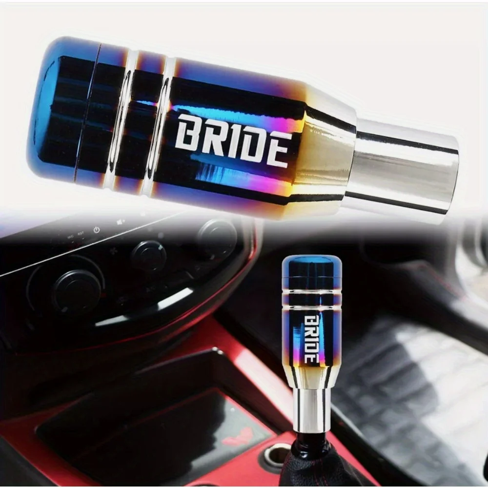 Universal BRIDE Aluminum B/Blue Automatic Gear Stick Shift Knob Lever Shifter