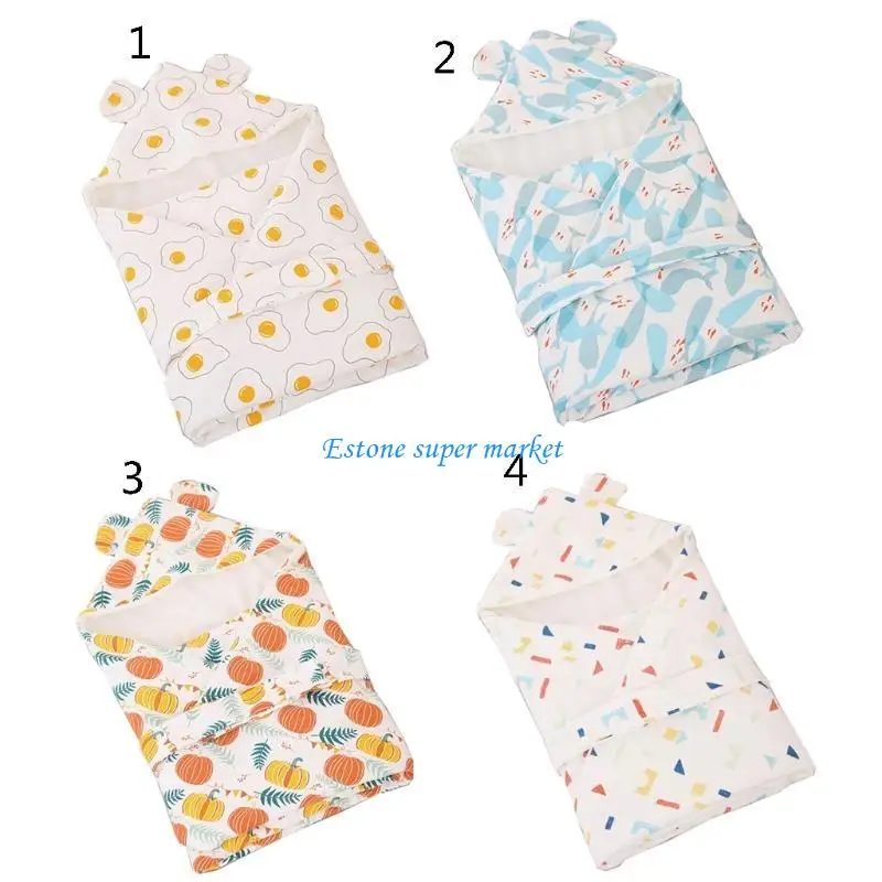 

090B Baby Warm Sleeping Bag Newborn Envelope Cotton Blanket Swaddling Stroller Kids Wrap Sleepsack Bedding