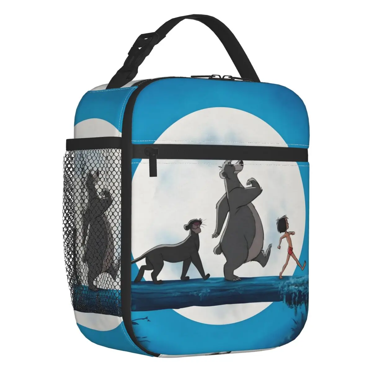 Custom The Jungle Book Thermal Insulated Lunch Bags Women Musical Film Resuable Lunch Container Outdoor Camping Storage Food Box