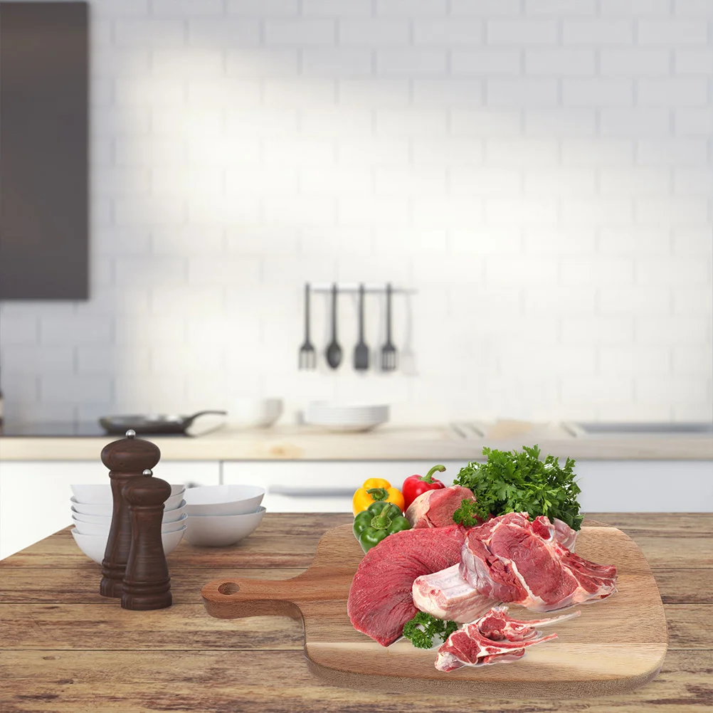 

Wooden Chopping Board Stable Easy Clean Kitchen Cutting Board Food Safe for Home Restaurant Bbq Wood Cutting Boards for Kitchen