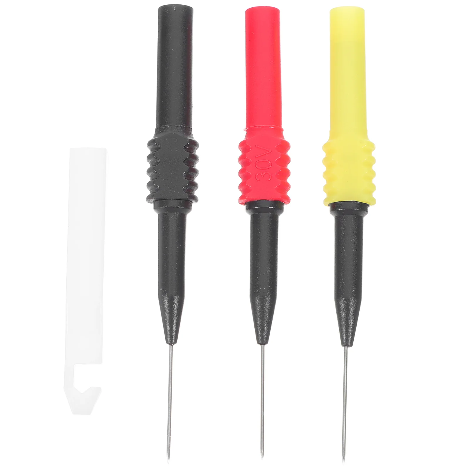 

1 set 4mm Automotive Repair Test Probe Protective Sleeve Non Piercing Car Electrical Tester Multimeter Testing for Electricians