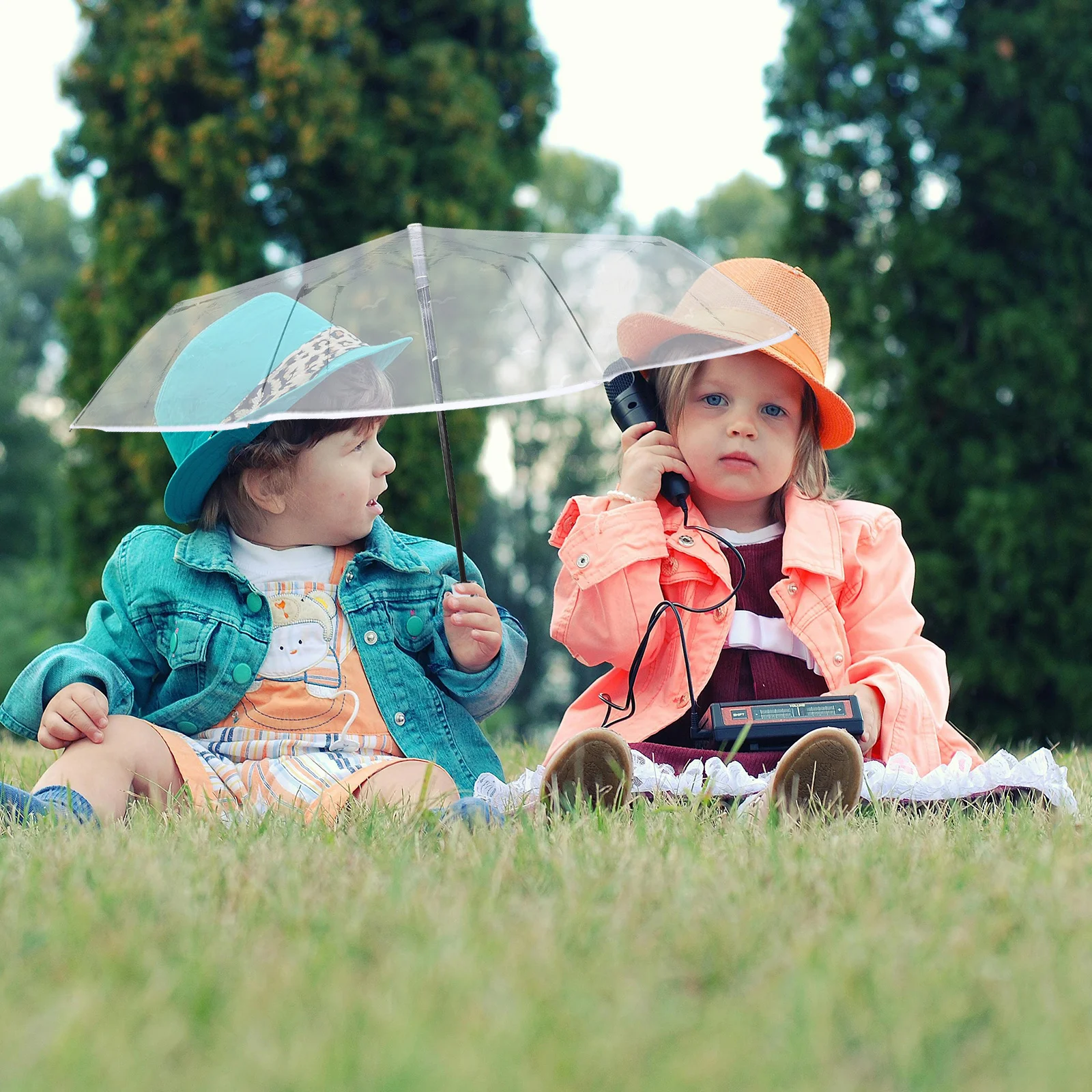 

Auto Open Transparent Umbrella Compact Folding Rain Umbrella For Travel Outdoor Portable Lightweight Women Decorative Gift