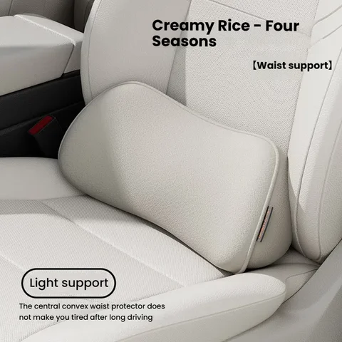 라이벤 차량용 요추 지지대 (슬림형) - 자동차 시트 및 사무실 의자에 적합, 허리 보호 및 지지용 요추 쿠션