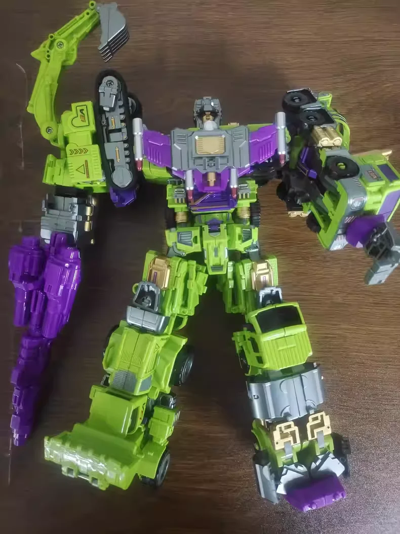 변신 유에싱 토이랜드 워리어 6-in-1 합금 로봇 콩 아머 액션 피규어 로봇 장난감