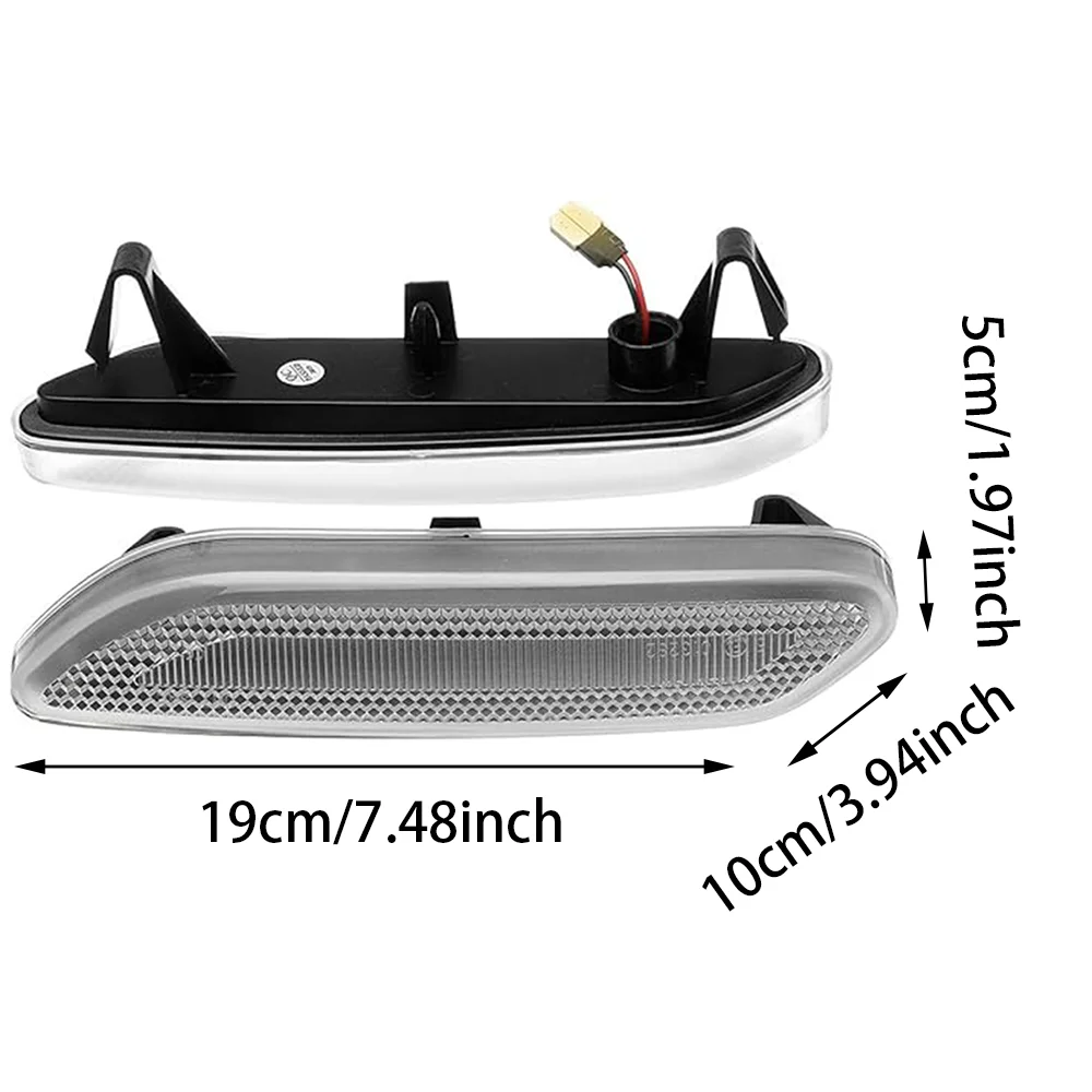 لميني كوبر R60 R61 2011 - 2019 دائم الديناميكي المتدفقة بدوره أضواء الإشارة العنبر الإضاءة اليسار واليمين #3