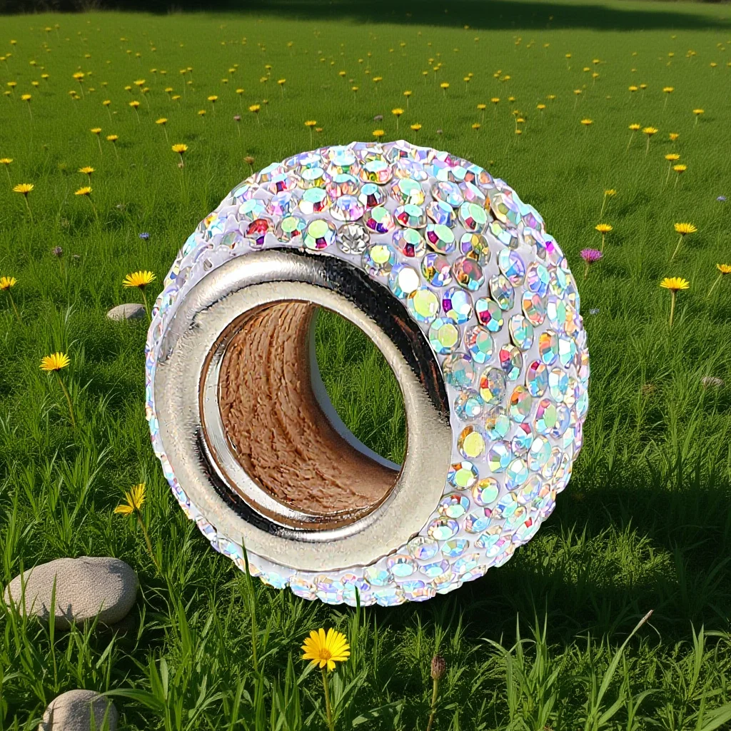 

Car Seat Headrest Rings Bling Rhinestone Crystal Decor For Suv Truck Universal Fit Car Interior Accessories