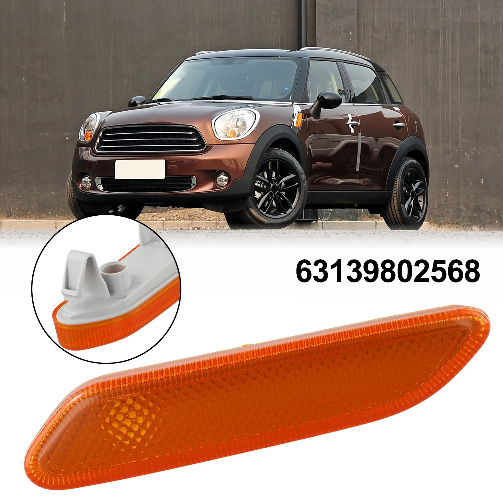 

Side Turn Light MINI R60 Turn Signal Fits MINI COUNTRYMAN 2010-2017 Replacement Fender Turn Signal Auto Accessory Car Lighting