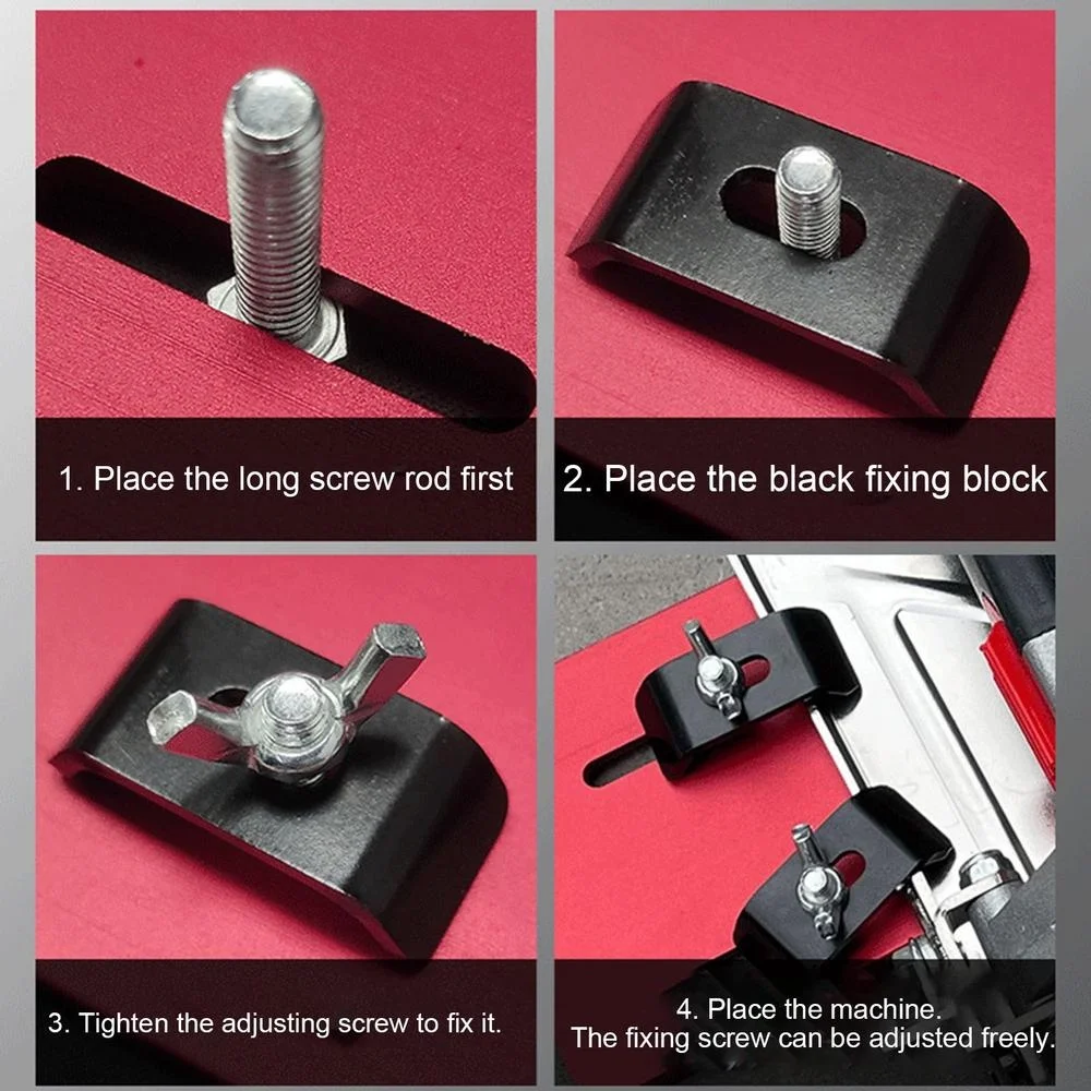 Portable Woodworking Precision Circular Saw Flip Cover Plate Flip-Floor Table Adjustable Cutter Machine Positioning Bottom Plate