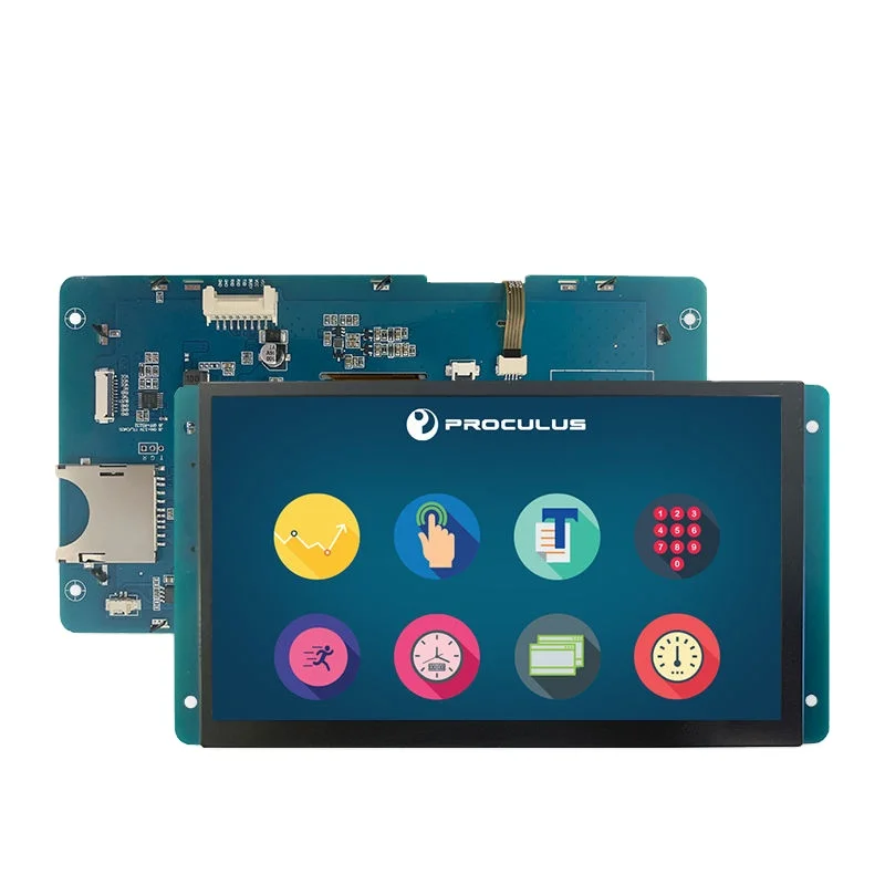 

Proculus 7 Inch Uart 800*480 Display Raspberry Pi Frameless Micro Board Flexible Oled Touch Panel Tft Lcd Controller Display