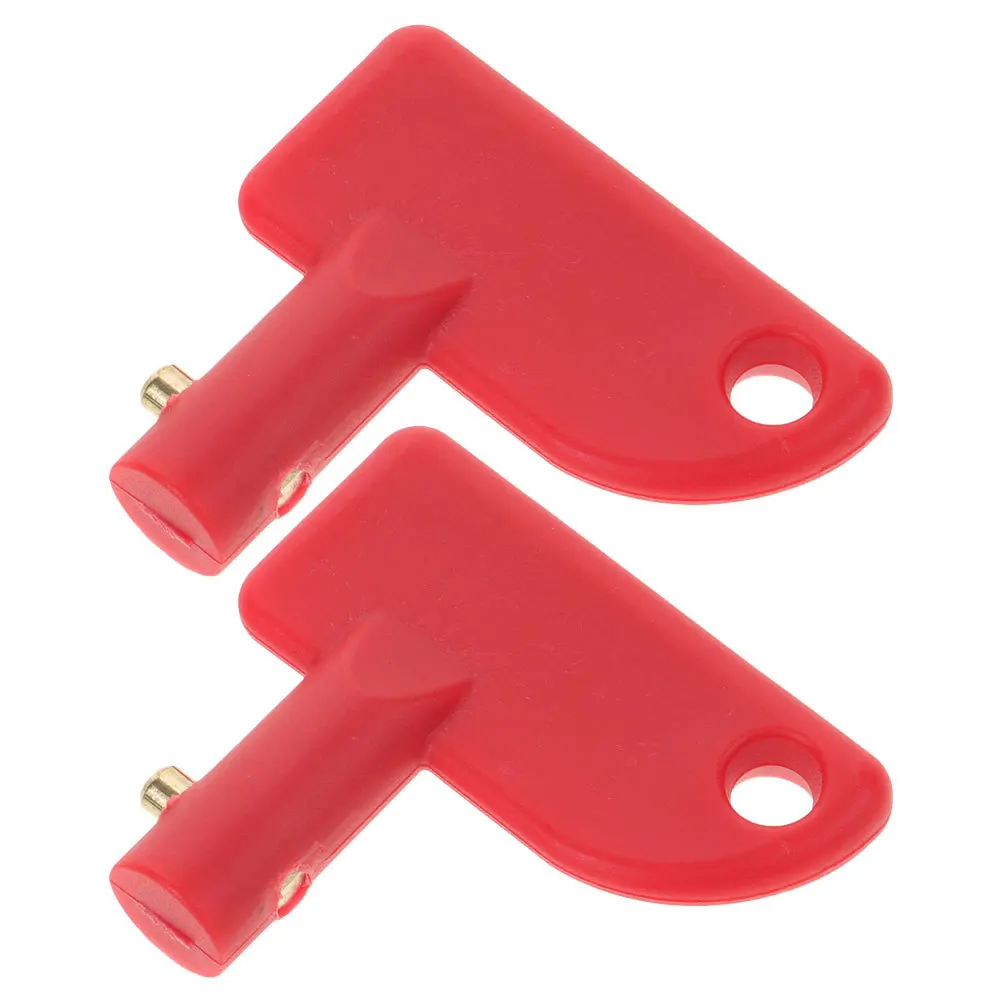 

2Pcs Car Isolator Accessory Disconnect Switch Handle for Cars Trucks Boats Emergency Power Cutoff Circuit Protection
