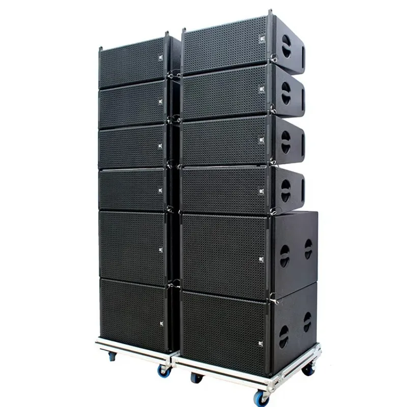 

New Design Professional Sound Audio System Double 10 Inch Party Stage Speakers