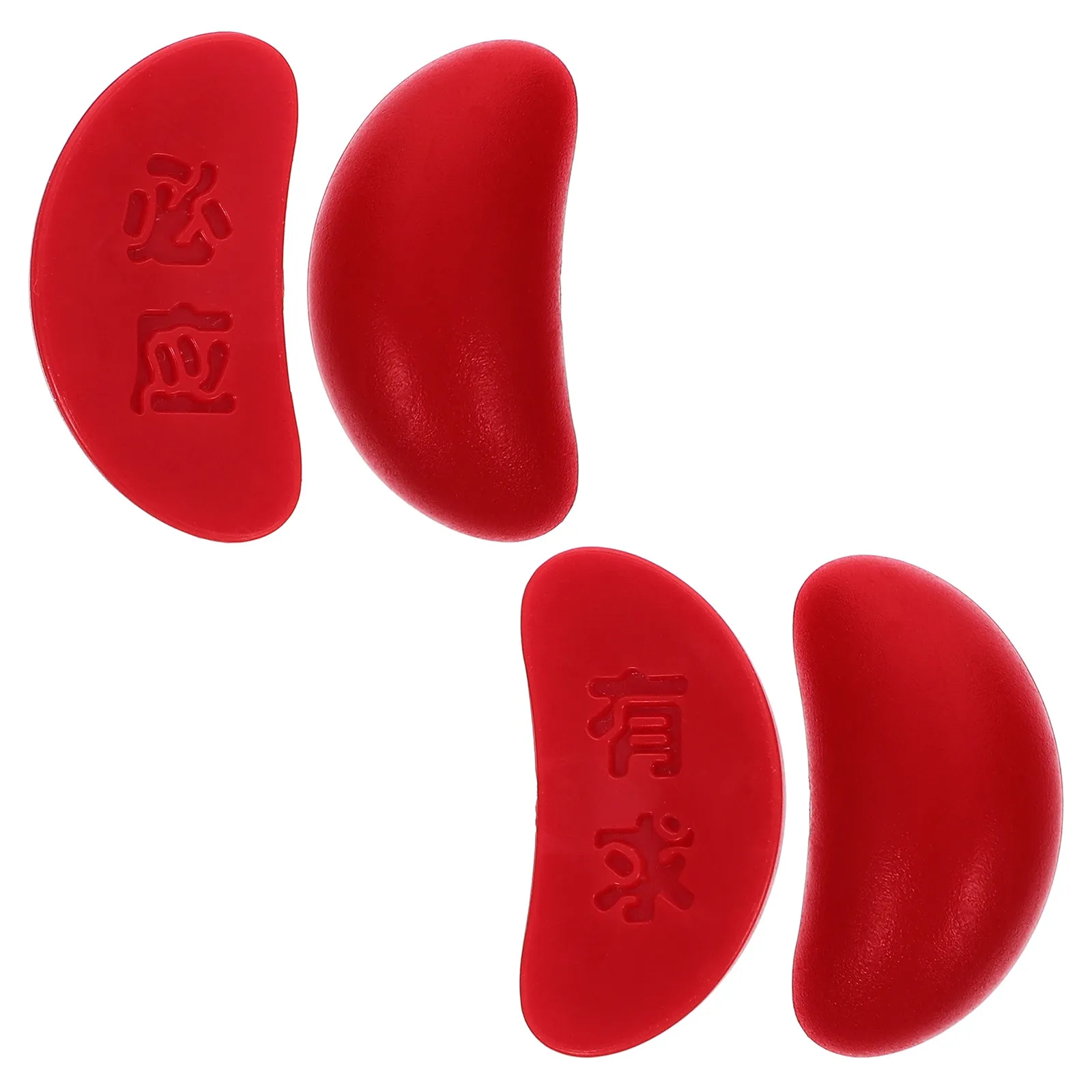 2Pairs Sacred Blessing Gua Cup Chinese Divination Feng Shui Fortune Telling Games Spiritual Ornament Divine Answer Tools