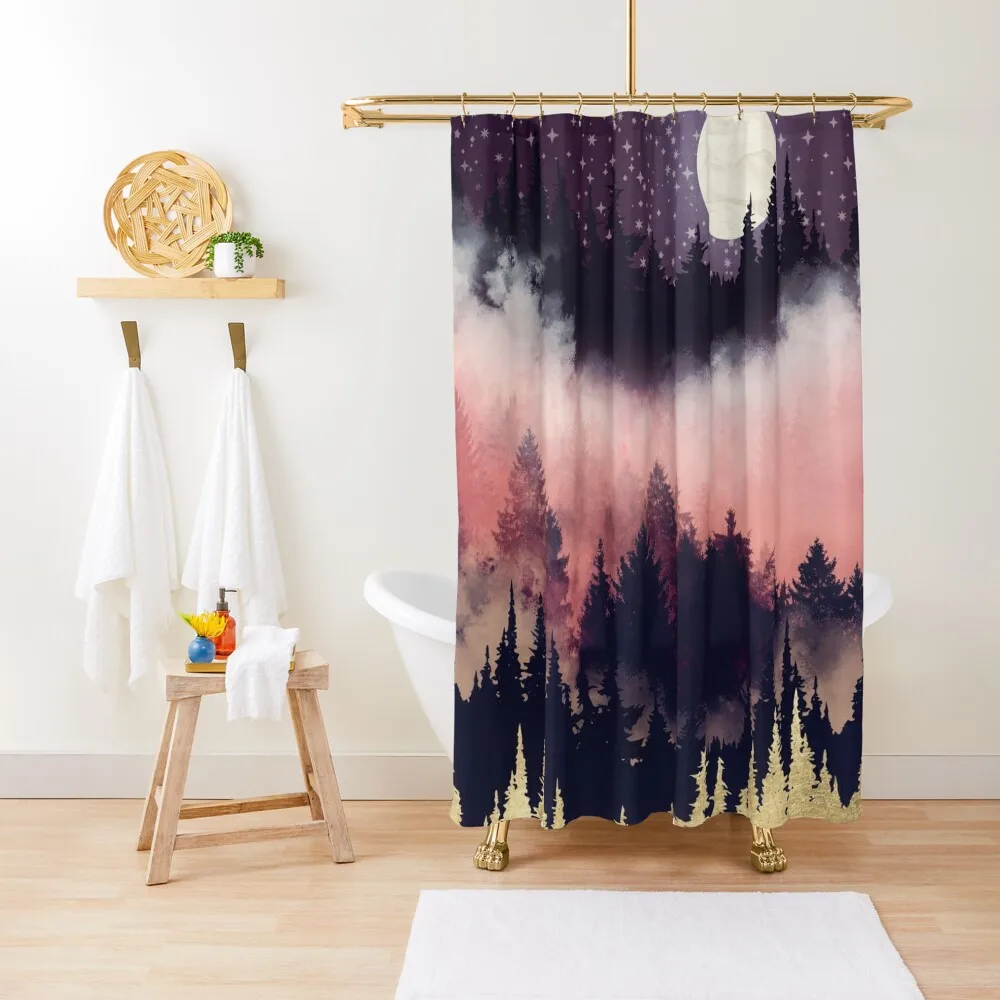 

Evening Glow Shower Curtain For The Bathroom Anime Shower Set For Bathroom Cover Curtain