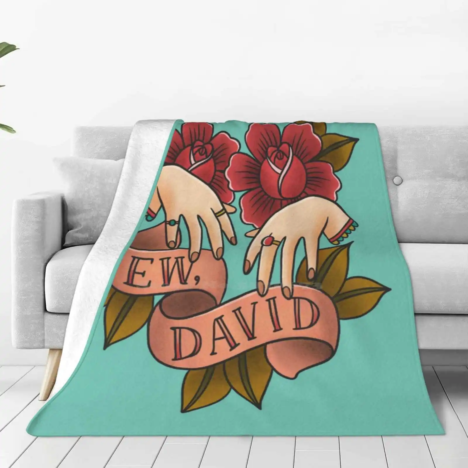 Ew David-Schitt’S Creek-Alexis Rose Low Price New Print Novelty Fashion Soft Warm Blanket Schitt S Creek Alexis Rose David Rose