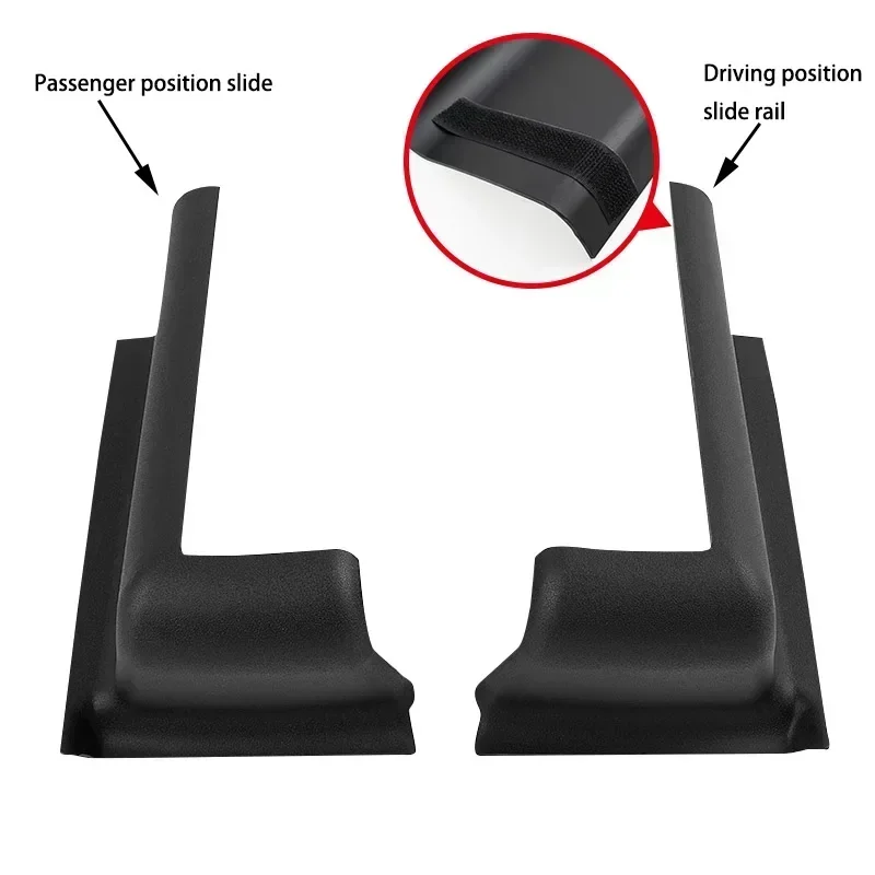 Seat Bottom Wheel Anti-kick Protection for Tesla Model Y 2021-2024 Anti-fouling Front Slide Rail Interior Modification