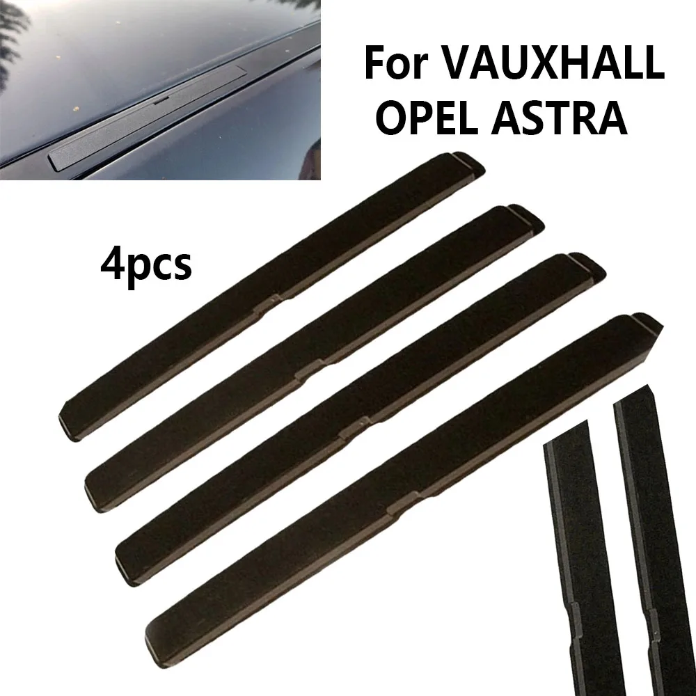4pcs Car Cover Roof Carrier Roofs Rack Protection Covers 5187877 5187878 For Opel Astra H Roof Rail Rack Leg Cover Plastic Part