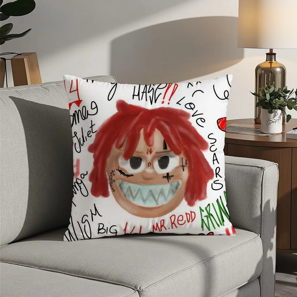 Rapper T-Trippie Cool R-Redd Pillow Case Plush Fabric Soft  Pillowcase Double Sided Print Cushion Cover Household Gifts