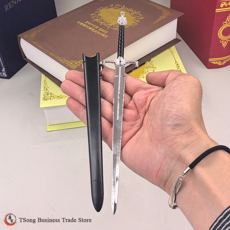 

Game 22cm（8.66in）Film and Television Peripherals of Wild Medieval Replica Miniature Weapons Model Throne Valyria Blackfyre Swo