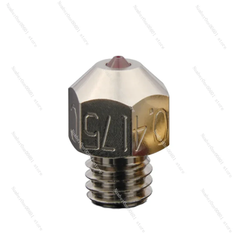 3D Printer Accessories Ruby Nozzle MK8 E3D 0.4mm Wear Resistance Carbon Fiber Nemesis