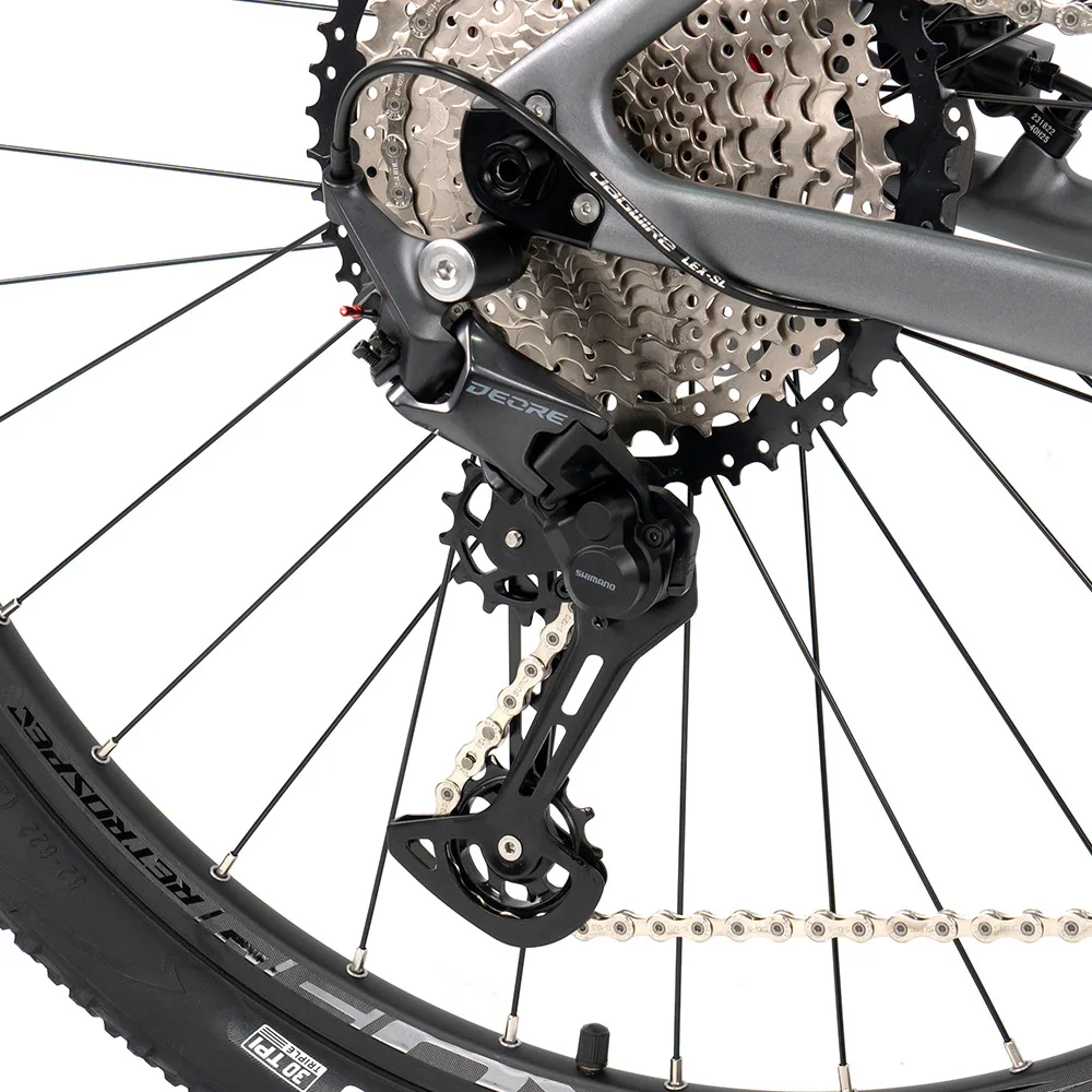 Twitter Full Carbon Rigid Fork MTB Bicycle 27.5 29er Carbon Mountain Mountain With SHIMANO DEORE 12S Wireless OX-12S For Adults