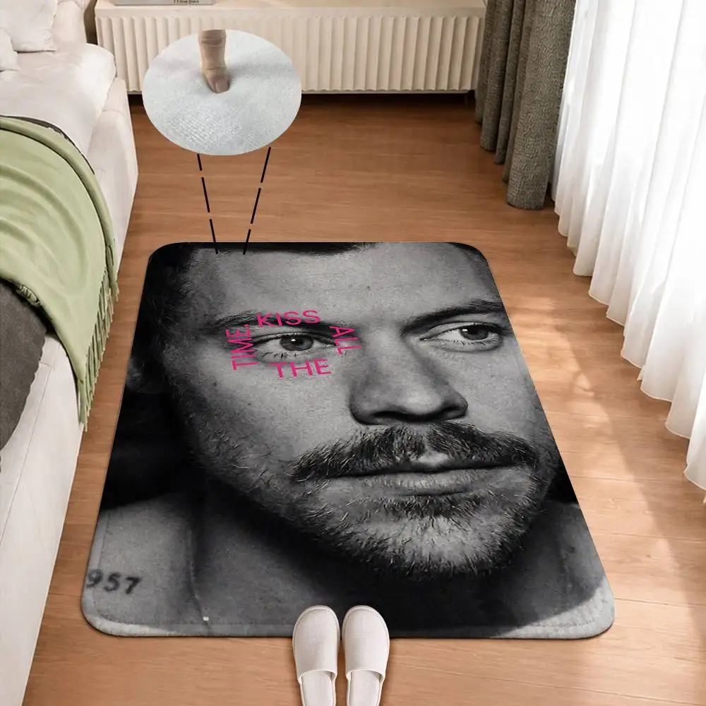 As It Was H-Harry Styles-s Short Plush Bathroom Door Mat, Hallway Decor Rug, Home Entry Welcome Floor Mat