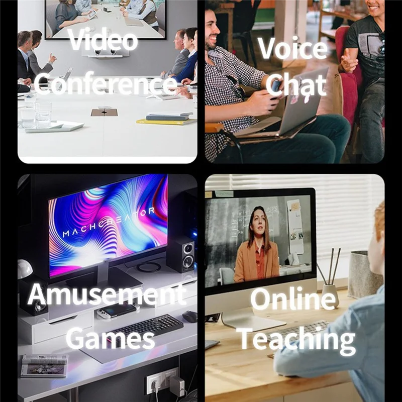 

B29C-USB Bluetooth Conference 360° Voice Capture Microphone For Video Conferences Online Courses Live Broadcasts