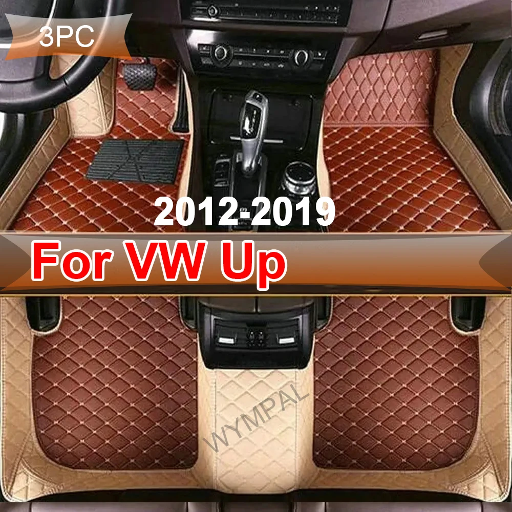 Car Floor Mat For VW VW Up 2012~2019 Waterproof Tapete Automotivo Para Carro Car Mats Accessoire Voiture Car Accessories