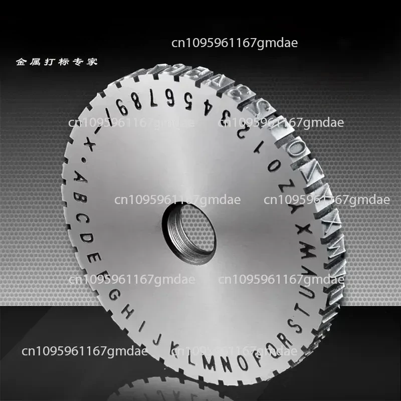 Manual Marking Steel Printing Wheel Accessories Coding Pitting Line Word Disk Height 2/2.5/3/4/5/6mm Optional