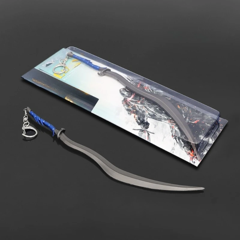 22 センチメートル新ブラッドハウンドの牙ゲーム周辺金属モデル小道具と武器デスクトップ装飾装飾品誕生日フェスティバルギフトおもちゃ