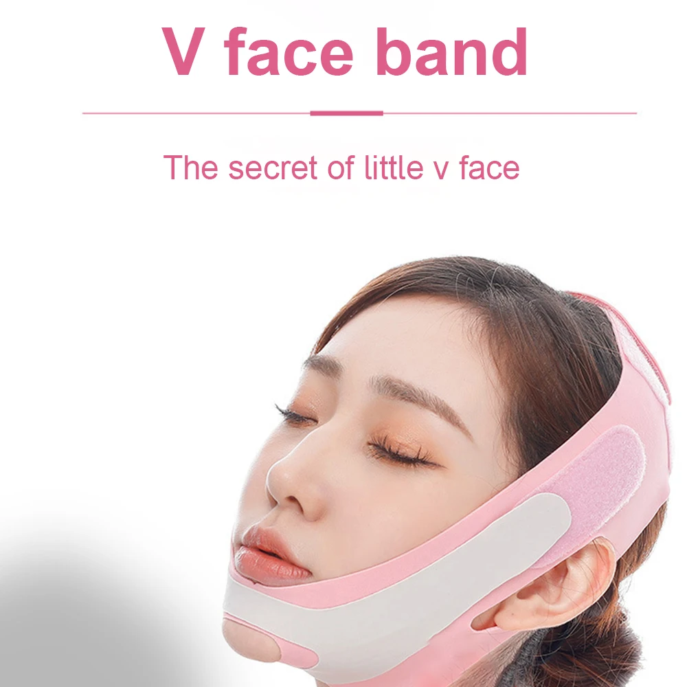 Elastic Face Slimming Bandage V Shaper V Line Lifting Mask Face Lifting Anti Wrinkle Strap Band Sleeping Mask Beauty Health