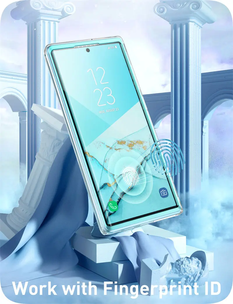 For Samsung Galaxy S23 Ultra Case 6.8“ (2023 Release) I-BLASON Cosmo Slim Stylish Protective Case with Built-in Screen Protector