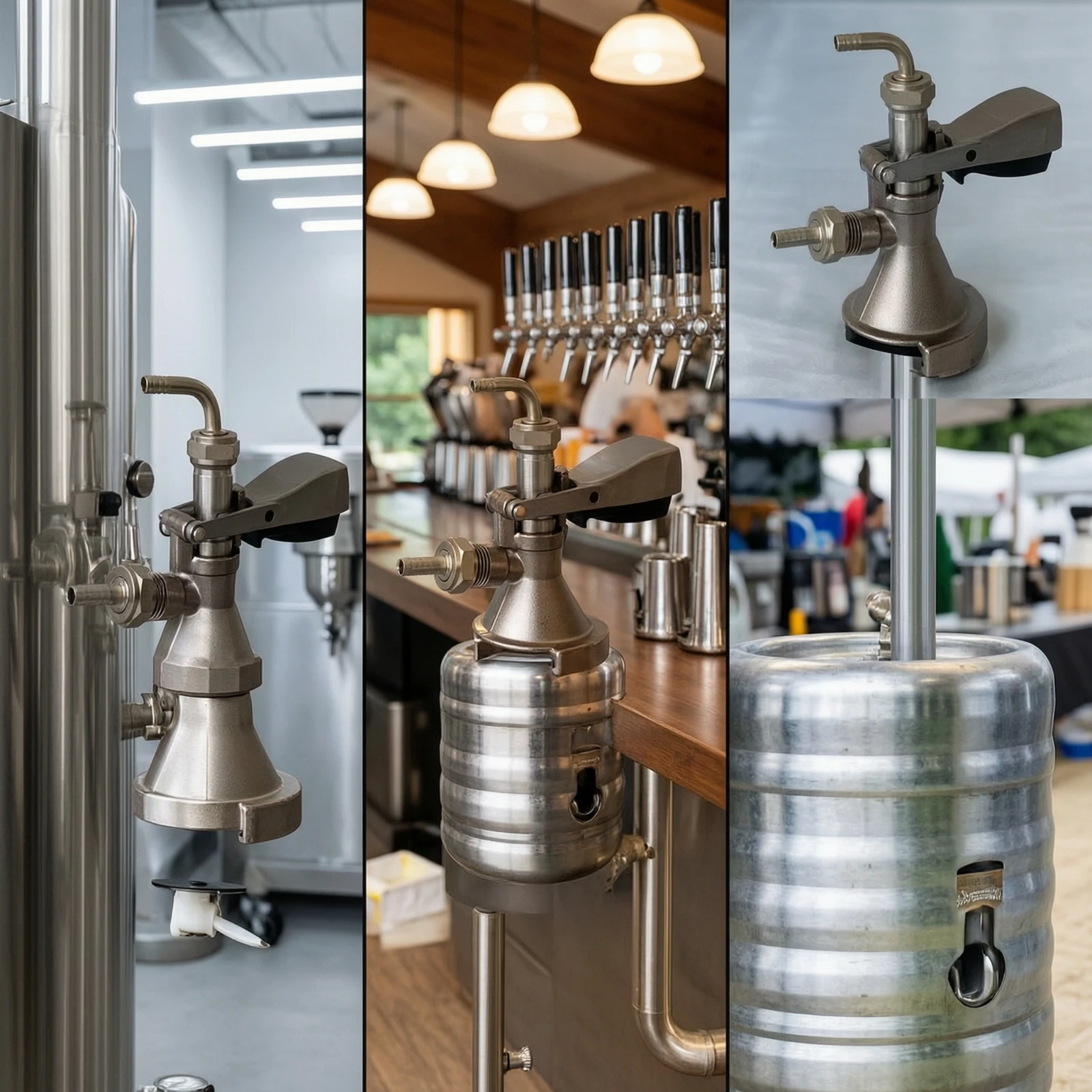

A-Type Beer Splitter Heavy-Duty Beer Dispensing Splitter Space-Saving for Bar